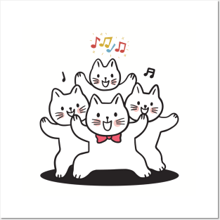 Dancing Cats Posters and Art